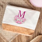 Κασετίνα - Τσαντάκι Μεγάλης Χωρητικότητας με Σχέδιο Μπουκέτο