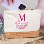 Κασετίνα - Τσαντάκι Μεγάλης Χωρητικότητας με Σχέδιο Μπουκέτο