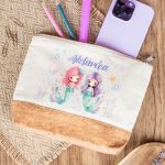 Κασετίνα - Τσαντάκι Μεγάλης Χωρητικότητας με Σχέδιο Γοργόνες