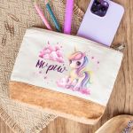 Κασετίνα - Τσαντάκι Μεγάλης Χωρητικότητας με Σχέδιο Σύννεφα