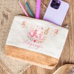 Κασετίνα - Τσαντάκι Μεγάλης Χωρητικότητας με Σχέδιο Καρδίες