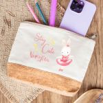 Κασετίνα - Τσαντάκι Μεγάλης Χωρητικότητας με Σχέδιο Κουνελάκι