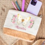 Κασετίνα - Τσαντάκι Μεγάλης Χωρητικότητας με Σχέδιο Πέταλα