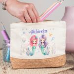 Κασετίνα - Τσαντάκι Μεγάλης Χωρητικότητας με Σχέδιο Γοργόνες