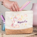 Κασετίνα - Τσαντάκι Μεγάλης Χωρητικότητας με Σχέδιο Μονόκερος