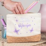 Κασετίνα - Τσαντάκι Μεγάλης Χωρητικότητας με Σχέδιο Πεταλούδες