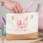 Κασετίνα - Τσαντάκι Μεγάλης Χωρητικότητας με Σχέδιο Καρδίες