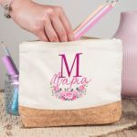 Κασετίνα - Τσαντάκι Μεγάλης Χωρητικότητας με Σχέδιο Μπουκέτο