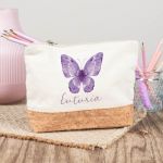 Κασετίνα - Τσαντάκι Μεγάλης Χωρητικότητας με Σχέδιο Butterfly