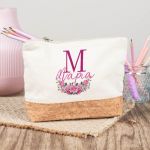 Κασετίνα - Τσαντάκι Μεγάλης Χωρητικότητας με Σχέδιο Μπουκέτο