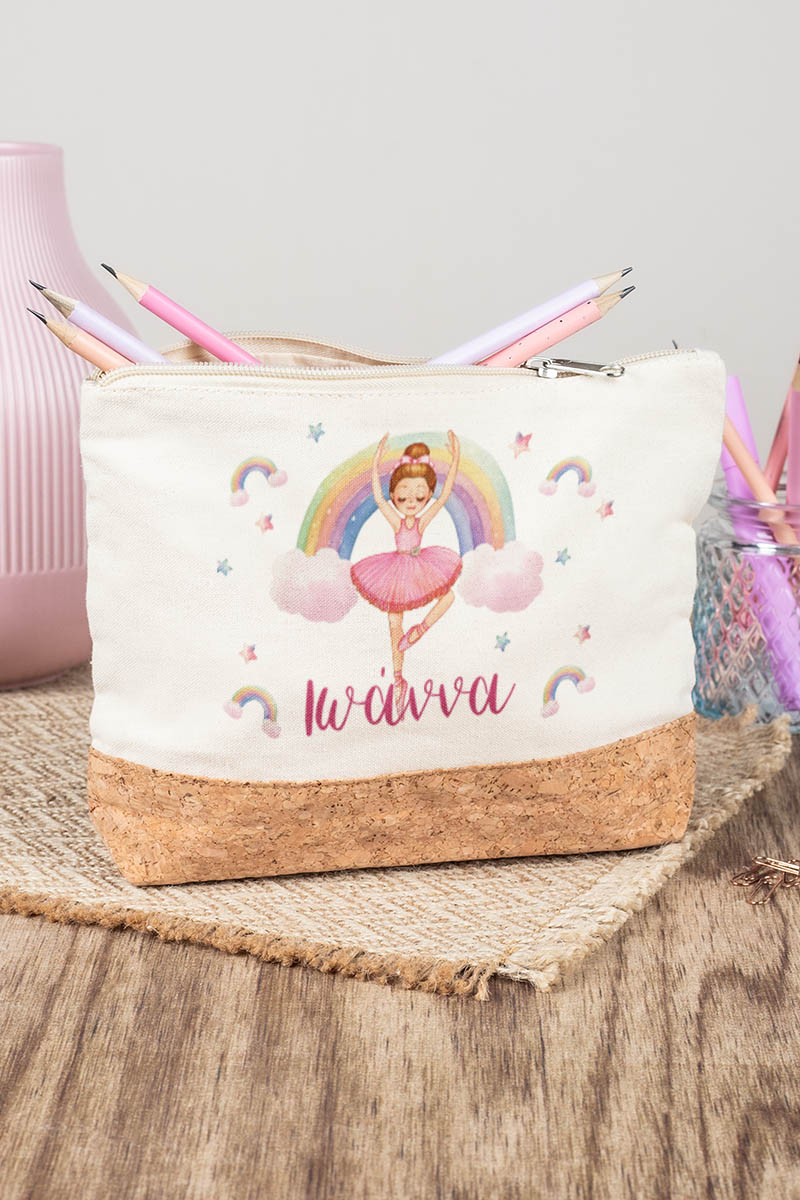 Κασετίνα - Τσαντάκι Μεγάλης Χωρητικότητας με Σχέδιο Χορεύτρια