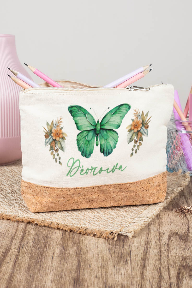 Κασετίνα - Τσαντάκι Μεγάλης Χωρητικότητας με Σχέδιο Κήπος