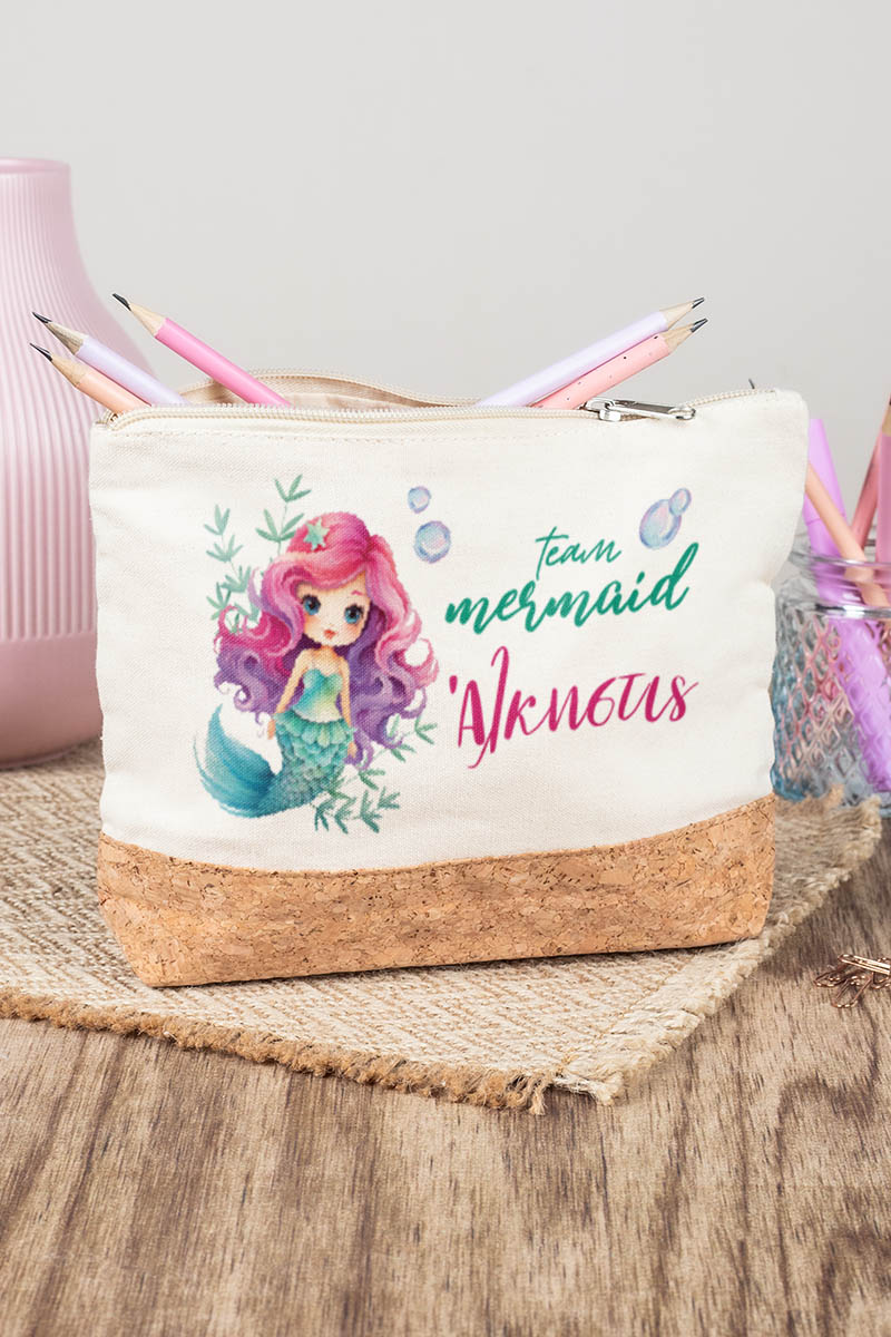 Κασετίνα - Τσαντάκι Μεγάλης Χωρητικότητας με Σχέδιο Άριελ