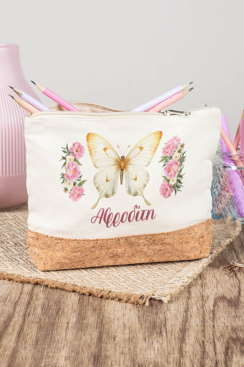 Κασετίνα - Τσαντάκι Μεγάλης Χωρητικότητας με Σχέδιο Πέταλα