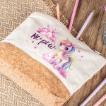 Κασετίνα - Τσαντάκι Μεγάλης Χωρητικότητας με Σχέδιο Σύννεφα