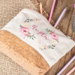 Κασετίνα - Τσαντάκι Μεγάλης Χωρητικότητας με Σχέδιο Λουλούδια