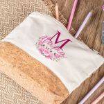 Κασετίνα - Τσαντάκι Μεγάλης Χωρητικότητας με Σχέδιο Μπουκέτο