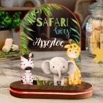 Φωτιστικό για Παιδικό Δωμάτιο με Σχέδιο Ζώα Και Σαφάρι