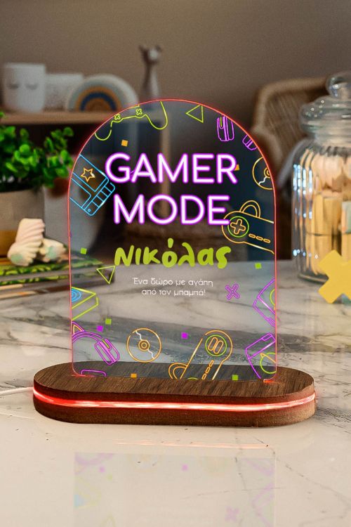 Φωτιστικό για Παιδικό Δωμάτιο με Σχέδιο Gamer Mode