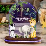 Φωτιστικό για Παιδικό Δωμάτιο με Σχέδιο Ζώα Και Σαφάρι