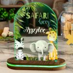 Φωτιστικό για Παιδικό Δωμάτιο με Σχέδιο Ζώα Και Σαφάρι