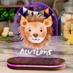 Φωτιστικό για Παιδικό Δωμάτιο με Σχέδιο Λιοντάρι