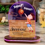 Φωτιστικό για Παιδικό Δωμάτιο με Σχέδιο Μπάσκετ Και Καλάθια