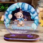 Φωτιστικό για Παιδικό Δωμάτιο με Σχέδιο Αρκουδάκι Και Μπαλόνια