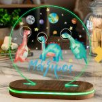 Φωτιστικό για Παιδικό Δωμάτιο με Σχέδιο Δεινόσαυροι