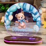 Φωτιστικό για Παιδικό Δωμάτιο με Σχέδιο Αρκουδάκι Και Μπαλόνια