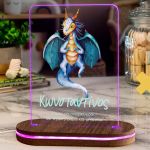 Φωτιστικό για Παιδικό Δωμάτιο με Σχέδιο Δράκο