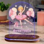 Φωτιστικό για Παιδικό Δωμάτιο με Σχέδιο Μπαλαρίνα