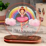 Φωτιστικό για Παιδικό Δωμάτιο με Σχέδιο Μπαλαρίνα