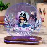 Φωτιστικό για Παιδικό Δωμάτιο με Σχέδιο Γοργόνα Και ΚοράλιαΦωτιστικό για Παιδικό Δωμάτιο με Σχέδιο Γοργόνα Και Κοράλια