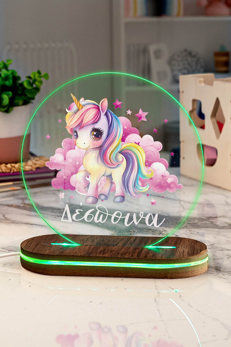 Φωτιστικό για Παιδικό Δωμάτιο με Σχέδιο Μονόκερος