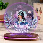 Φωτιστικό για Παιδικό Δωμάτιο με Σχέδιο Γοργόνα Και Κοράλια