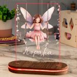 Φωτιστικό για Παιδικό Δωμάτιο με Σχέδιο Νεράιδα