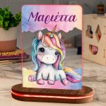 Φωτιστικό για Παιδικό Δωμάτιο με Σχέδιο Μονόκερο