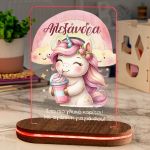 Φωτιστικό για Παιδικό Δωμάτιο με Σχέδιο Μονόκερο