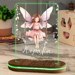 Φωτιστικό για Παιδικό Δωμάτιο με Σχέδιο Νεράιδα