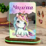 Φωτιστικό για Παιδικό Δωμάτιο με Σχέδιο Μονόκερο