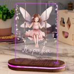 Φωτιστικό για Παιδικό Δωμάτιο με Σχέδιο Νεράιδα