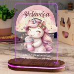 Φωτιστικό για Παιδικό Δωμάτιο με Σχέδιο Μονόκερο