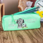 Σχολική Κασετίνα με Όνομα, σε Πετρόλ Χρώμα & Σχέδιο Φανέλα 4