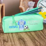 Σχολική Κασετίνα με Όνομα, σε Πετρόλ Χρώμα & Σχέδιο Φανέλα 5