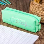 Σχολική Κασετίνα με Όνομα, σε Πετρόλ Χρώμα & Σχέδιο Play