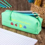 Σχολική Κασετίνα με Όνομα, σε Πετρόλ Χρώμα & Σχέδιο Pacman