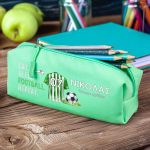 Σχολική Κασετίνα με Όνομα, σε Πετρόλ Χρώμα & Σχέδιο Φανέλα 3