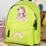 Σχολική Τσάντα Πλάτης Νηπιαγωγείου σε Λαχανί Χρώμα, Cloudy