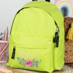 Σχολική Τσάντα Πλάτης Νηπιαγωγείου σε Λαχανί Χρώμα, Bouquet